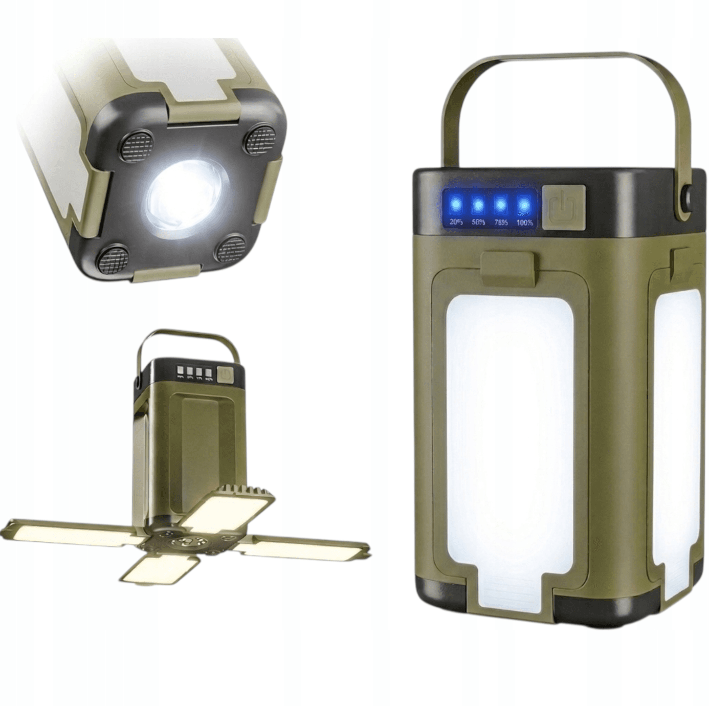 LAMPA KEMPINGOWA SOLARNA LED